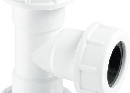 McAlpine R3M ¾" x 3m length HDPE White Overflow Pipe