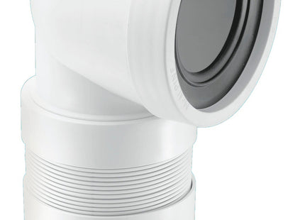 McAlpine WC-CON8F18 90° Flexible WC Connector