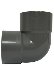 FloPlast ABS Solvent Weld 90' Knuckle 40mm Grey