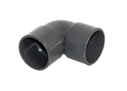 Floplast F-P ABS Solvent 90° Knuckle 40mm Anthracite - 225714 - For Efficient Drainage