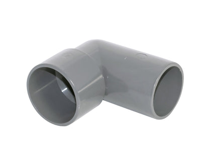 FloPlast ABS Solvent Weld 90' Conversion Bend 40mm Grey