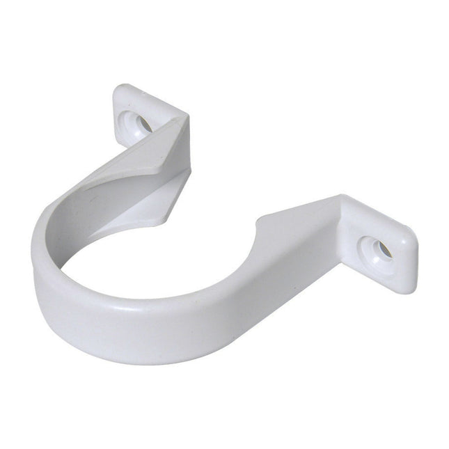 FloPlast ABS Solvent Weld Pipeclip 50mm White