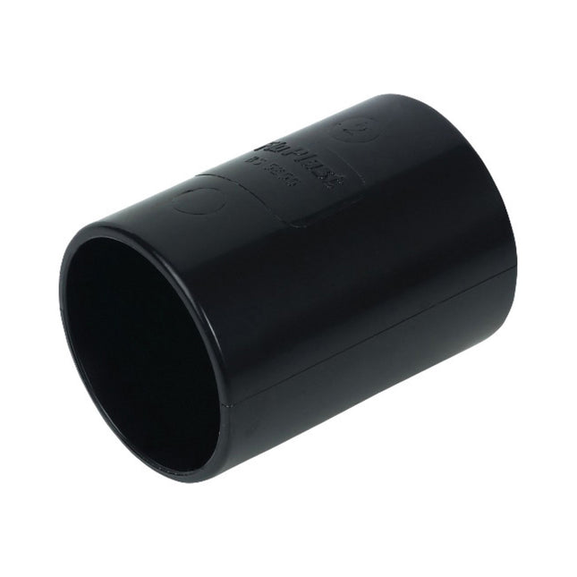 FloPlast ABS Solvent Weld Coupling 50mm Black WS09B