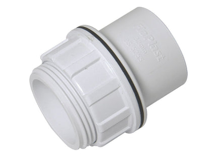 FloPlast ABS Solvent Weld Tank Connector 32mm White