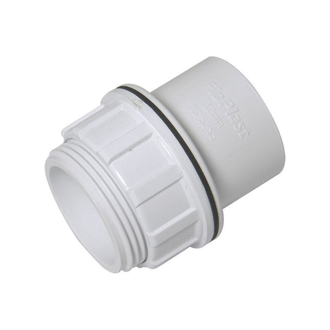 FloPlast ABS Solvent Weld Tank Connector 32mm White