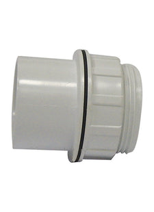 FloPlast ABS Solvent Weld Tank Connector 40mm Grey