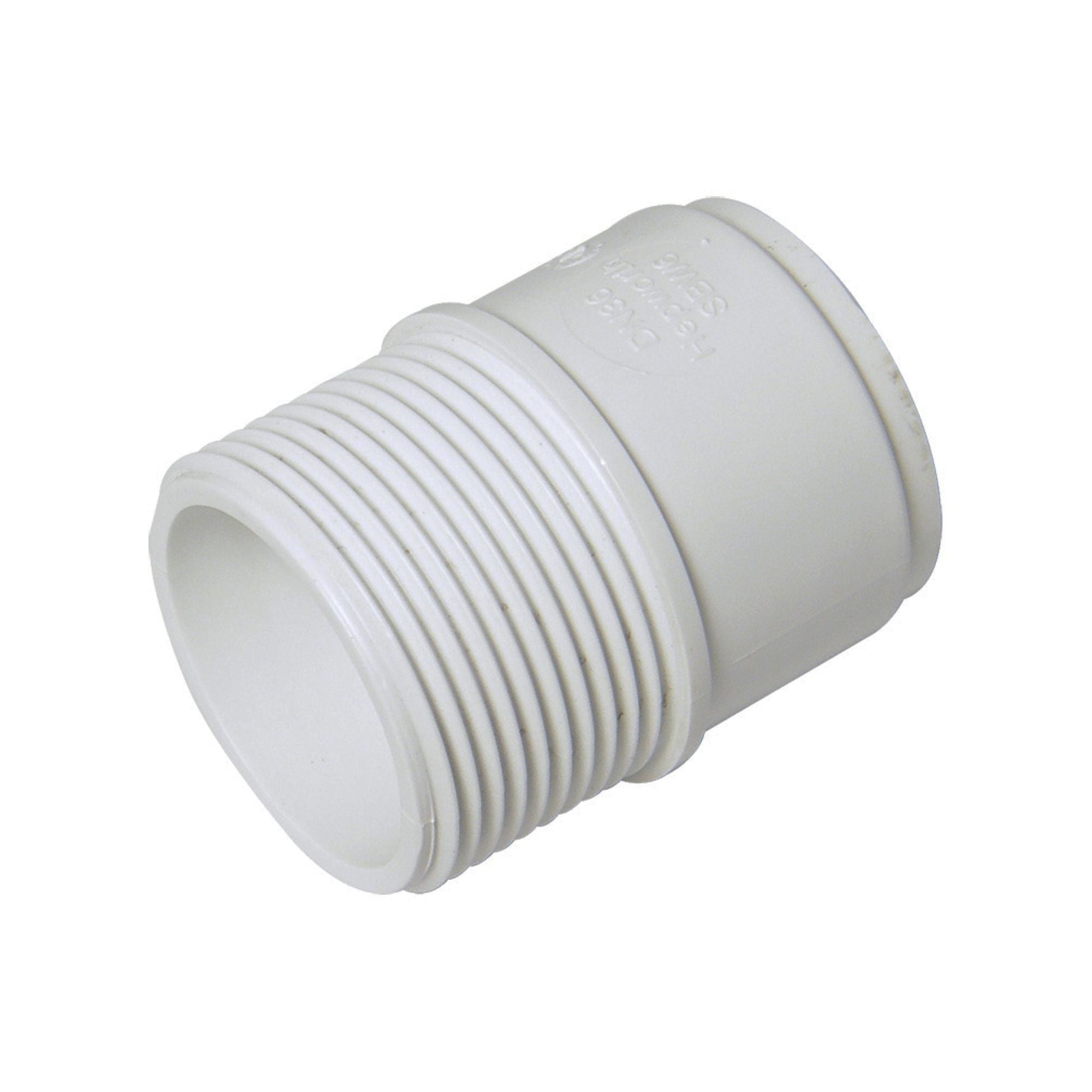 FloPlast ABS Solvent Weld Male Adaptor 40mm White – Tradehutdirect