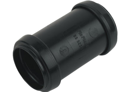 FloPlast Push Fit Waste Coupling 32mm Black