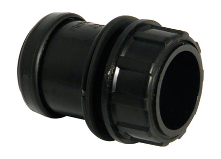 FloPlast Push Fit Waste Tank Connector 32mm Black