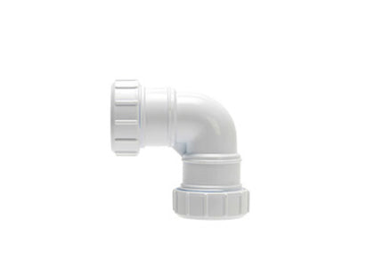 Fluidmaster Uni White Comp Waste Elbow 40mm - ZB39412DB - Essential for Plumbing