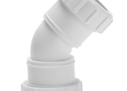Fluidmaster Uni White Comp Waste 32mm Compression Elbow - ZB39401DB - Perfect for Plumbing