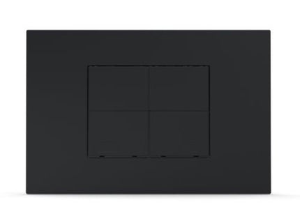 Thomas Dudley Black Dual Flush ABS Plate - Tile - P45-0190-0240
