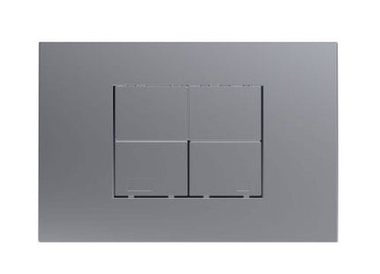 Thomas Dudley Matt Chrome Dual Flush ABS Plate - P45-0110-0240 - Perfect for Modern Bathrooms