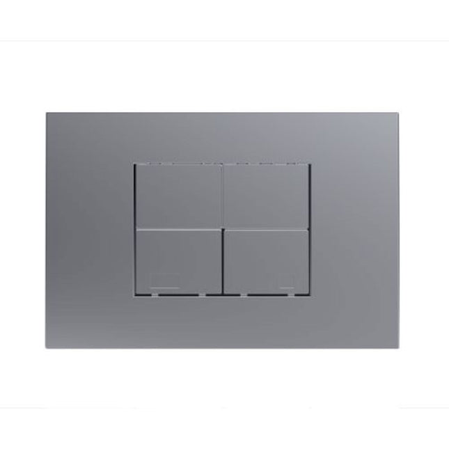 Thomas Dudley Matt Chrome Dual Flush ABS Plate - P45-0110-0240 - Perfect for Modern Bathrooms