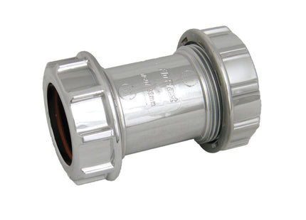 FloPlast Compression Waste Coupling 32mm Chrome