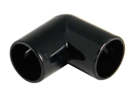 F-P Overflow 90 Deg Bend 21.5mm Black - 431311