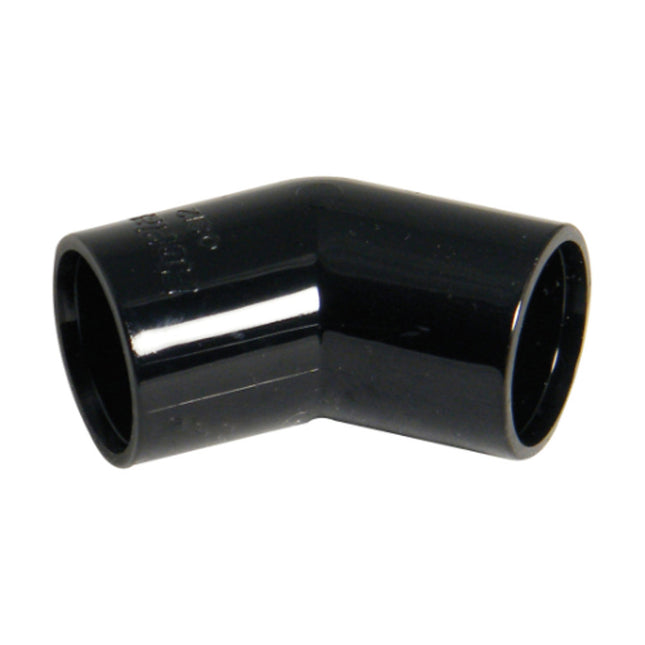 Floplast Limited F-P Overflow 135 Deg Bend 21.5mm Black - 431312 - Great for drainage