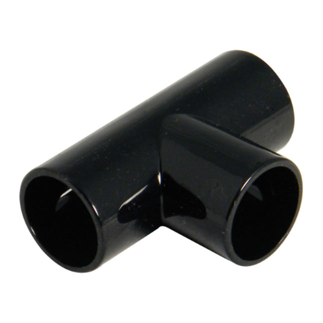 Floplast Limited F-P Overflow Tee 21.5mm Black - 431313 - Essential for Plumbing
