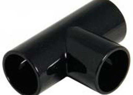 Floplast Limited F-P Overflow Tee 21.5mm Black - 431313 - Essential for Plumbing