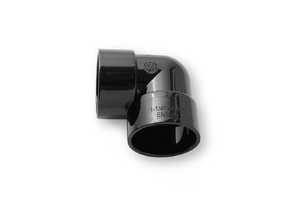 Primaplumb 32mm 90 Deg Knucke Bends Black - PRIMPWE9032B for Plumbing