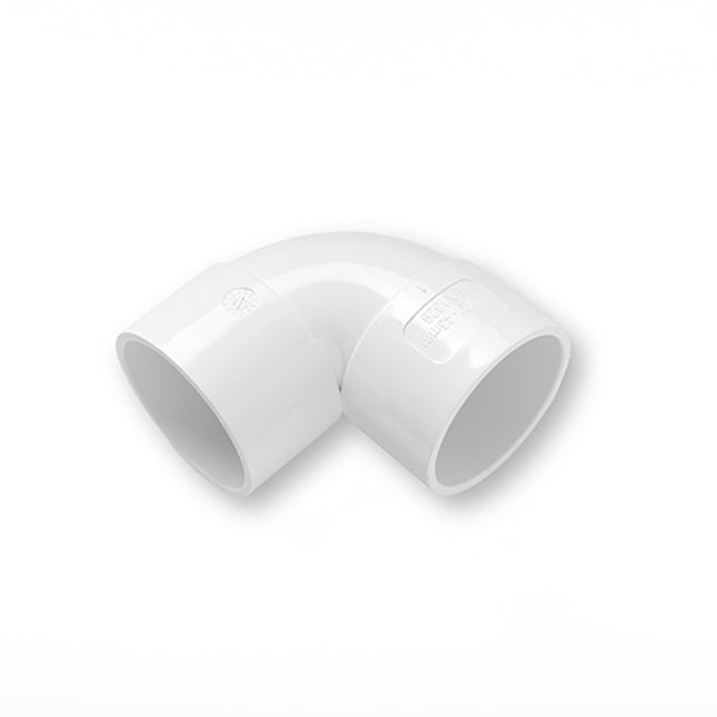 Primaplumb 40mm 90° Knuckle Bends White - PRIMPWE9040WB
