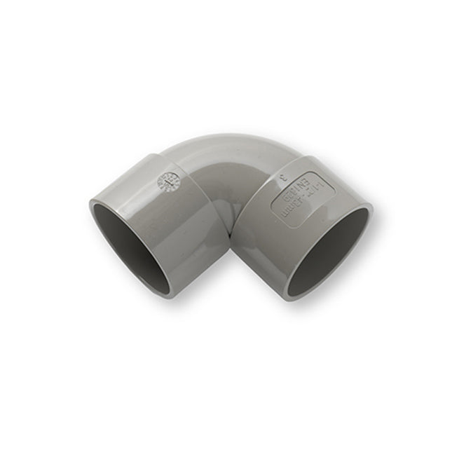 Primaplumb 40mm 90 Deg Knucke Bends Grey - PRIMPWE9040G - Essential for Plumbing