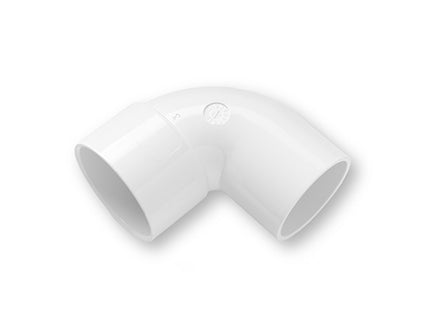 Primaplumb 40mm 90 Deg Spigot Bends White - PRIMPWCB9040WB