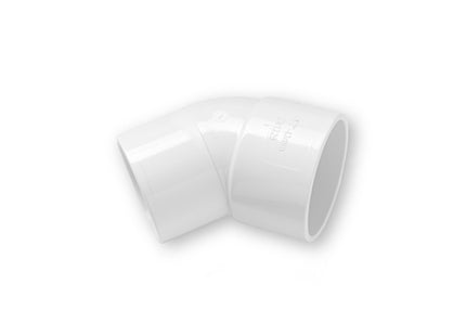 Primaplumb 40mm 45 Deg Spigot Bends White - PRIMPWSPB4540WB