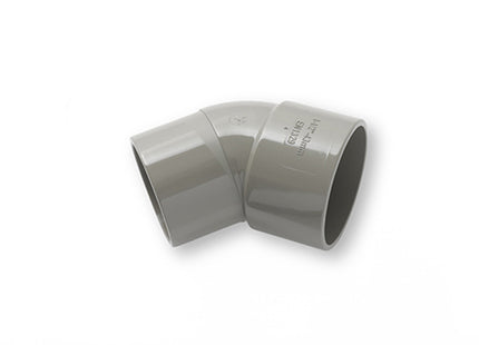Primaplumb 40mm 45 Deg Spigot Bends Grey - PRIMPWSPB4540G - Essential for Plumbing