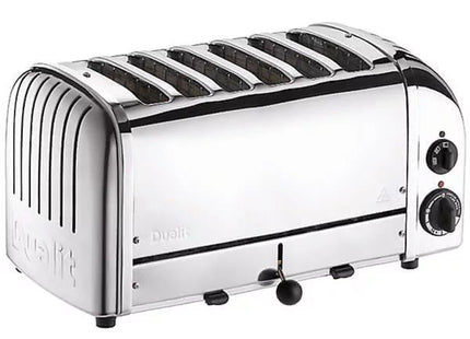 Dualit Classic 6 Slice Toaster 3kW Polished Stainless Steel 60144