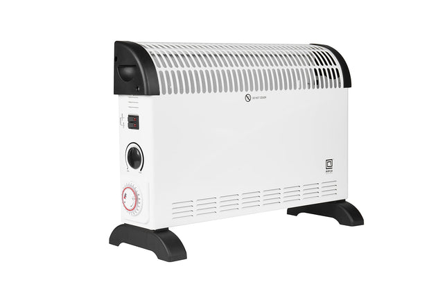 PIFCO 20000W Electric Heater With Timer 3 Adjustable Heat Settings, Free Standing Portable Electric Convector Heater Fast & Quick heating Low Cost Heating