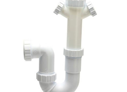 Fluidmaster Double App P-Trap 40mm x 76mm - ZB35067DB - Perfect for Plumbing