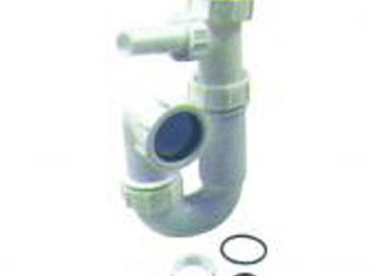 Polypipe PP App Half Trap 75mm x 40mm - PWM2 for Efficient Waste Disposal