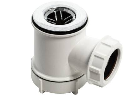 FloPlast Easyclean Showr Trap Chrome Plated 40mm x 19mm TH43