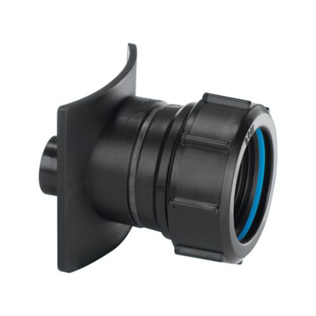 McAlpine Mca Black 3 1/2"/90mm x 1 1/4" Two Piece - BOSS90CAST-BL - Cast Iron Soil Pipe Boss