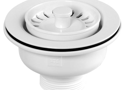 Mcalpine Basket Stainer Waste White, 1.5 Inch - BWST-WH