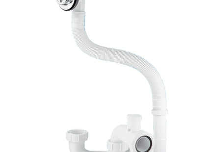 Mcalpine 50mm Seal AntiSyph Bath Trap Flex Oflow - FSK10V - Reliable Backflow Prevention