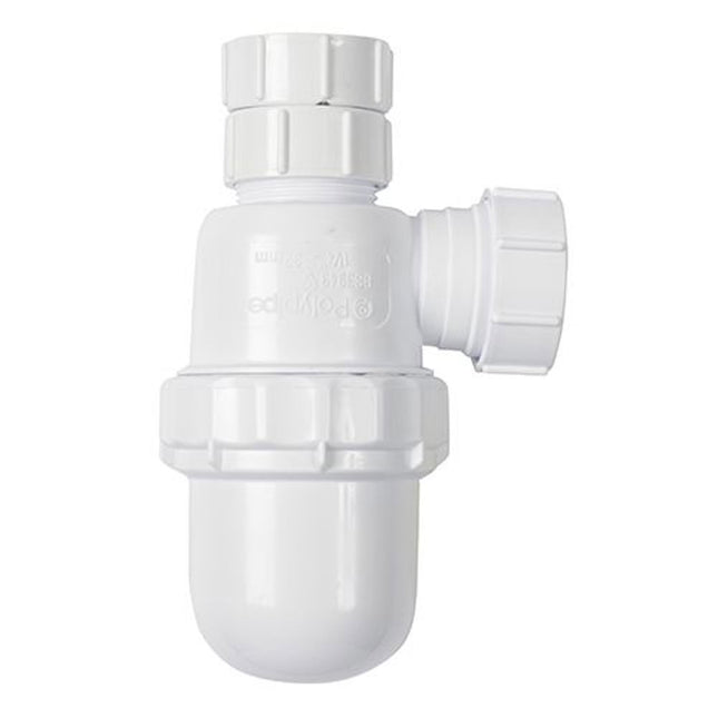 Polypipe PP Bottle Trap Adjustable 32x75mm - WPT47