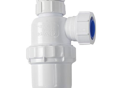 Polypipe PP Bottle Trap Adjustable 32x75mm - WPT47