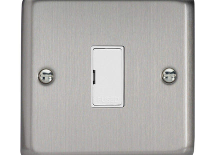 Varilight 13A Unswitched Fused Spur Matt Chrome XS6UW