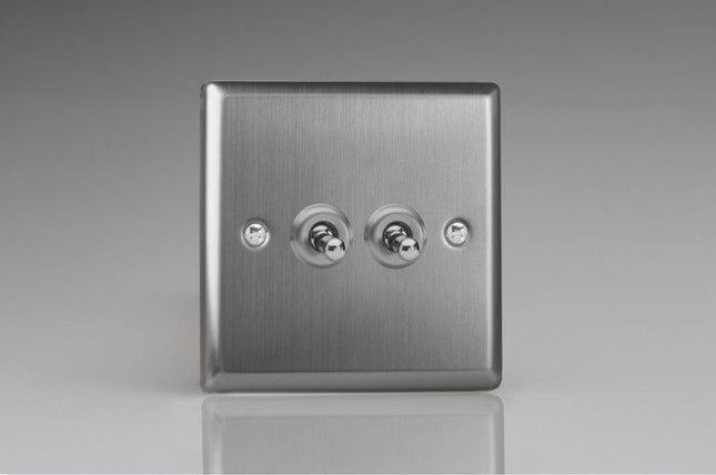 Varilight 2-Gang (10A Intermediate Switch + 10A 1- Or 2-Way Toggle Switch)