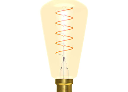 Bell LED Vintage Soft Coil Squirrel Cage 240V 4W B22d Gold Dimmable