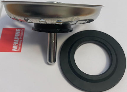 McAlpine Basket Strainer Plug Waste Rubber Washer ONLY Seal for Kitchen Sink Plug V-Seal For Pop Up Plug