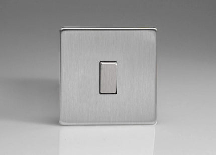 Varilight XDS1S Light Switch Brushed Steel