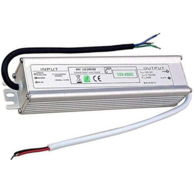 Deltech 24V60IP67 DC Sealed Prewired Constant Voltage Power Driver