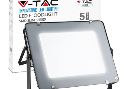 V-TAC LED Floodlight Outdoor 300W Flood Lights Waterproof IP65 | 24000 Lumens LED Work Light | White 6400K for Garden Patio Driveway and more