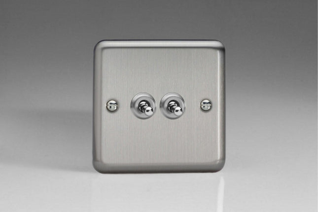 Varilight 2-Gang 10A Intermediate Toggle Switch