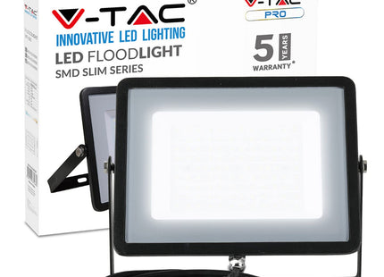 V-TAC LED Floodlight Outdoor 100W Flood Lights | 8000 Lumens LED Work Light | Waterproof IP65 | White 6400K Stadiums Sports Facilities Warehouse