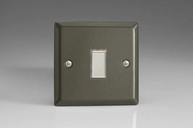 Varilight 1-Gang Tactile Touch Control Dimming Light Switch Slave for use with Eclique2 Master on 2-Way Circuits Graphite JPES001