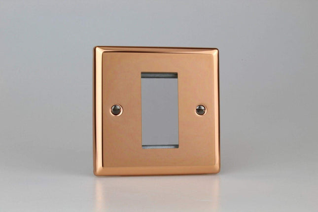 Varilight Polished Copper DataGrid Plate (1 Grid Space) XYG1.CU